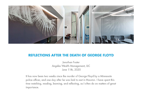 Reflections After the Death of George Floyd